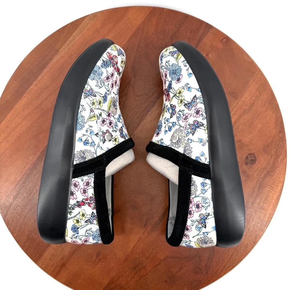 Alegria Emry Loafer Fine & Dandy Floral Leather Slip-On Women EU 40 US 9.5-10